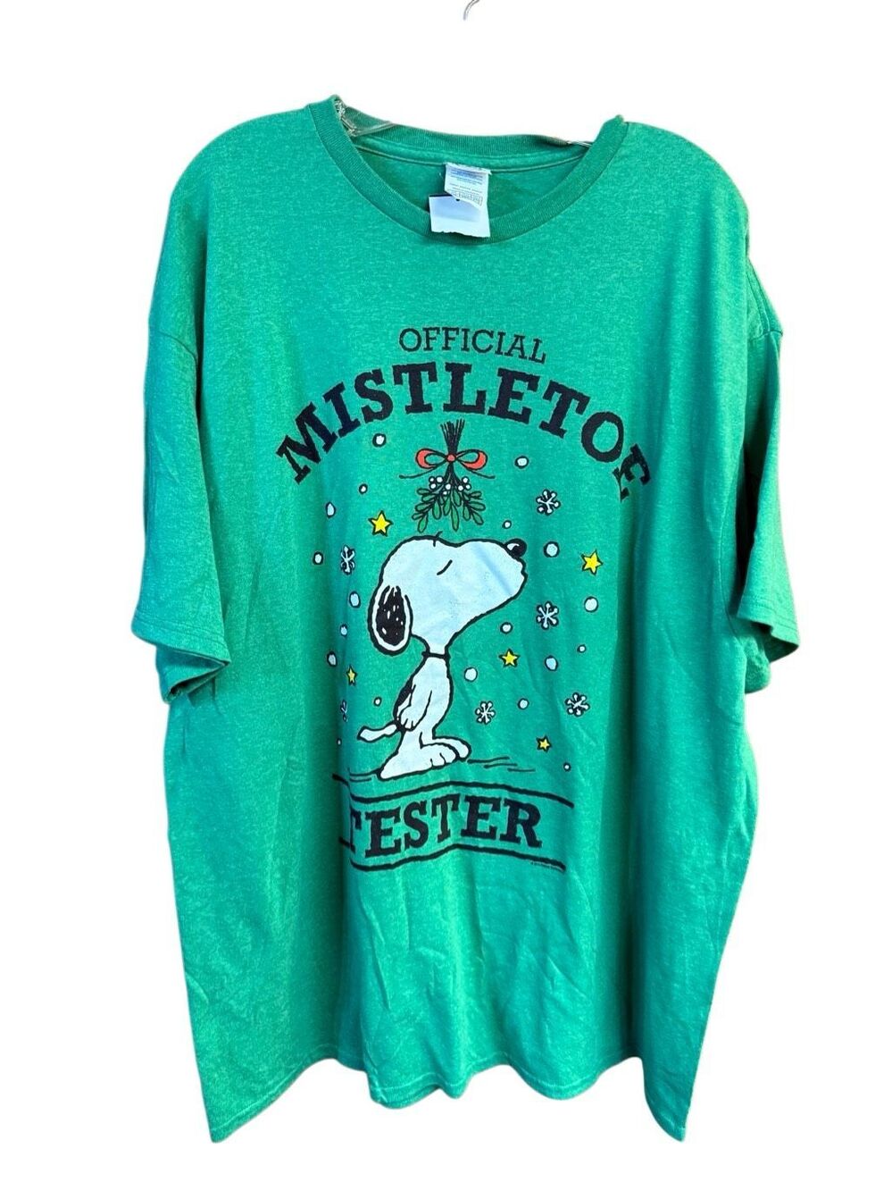 Peanuts Men's Snoopy Tee Shirt Official Mistletoe Tester Sz 2XL NWT
